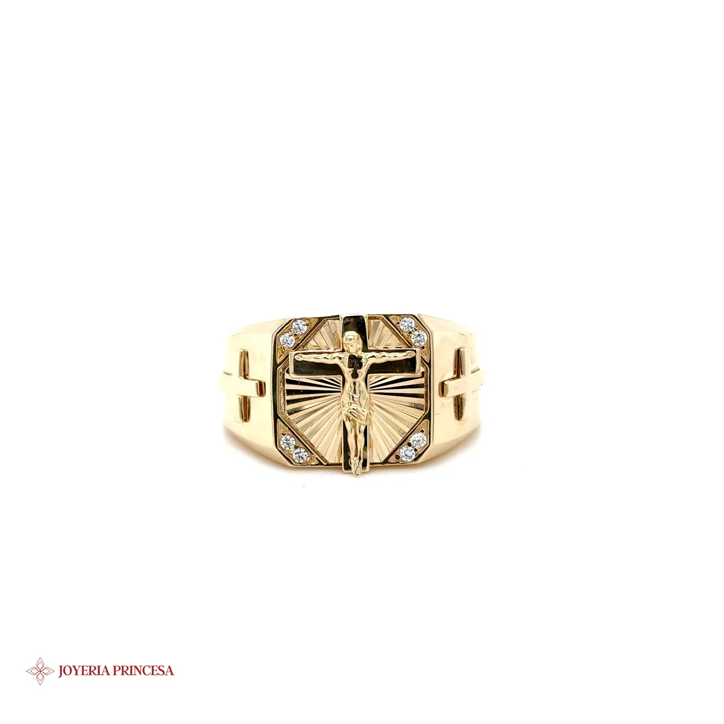 14K Crucifix Ring