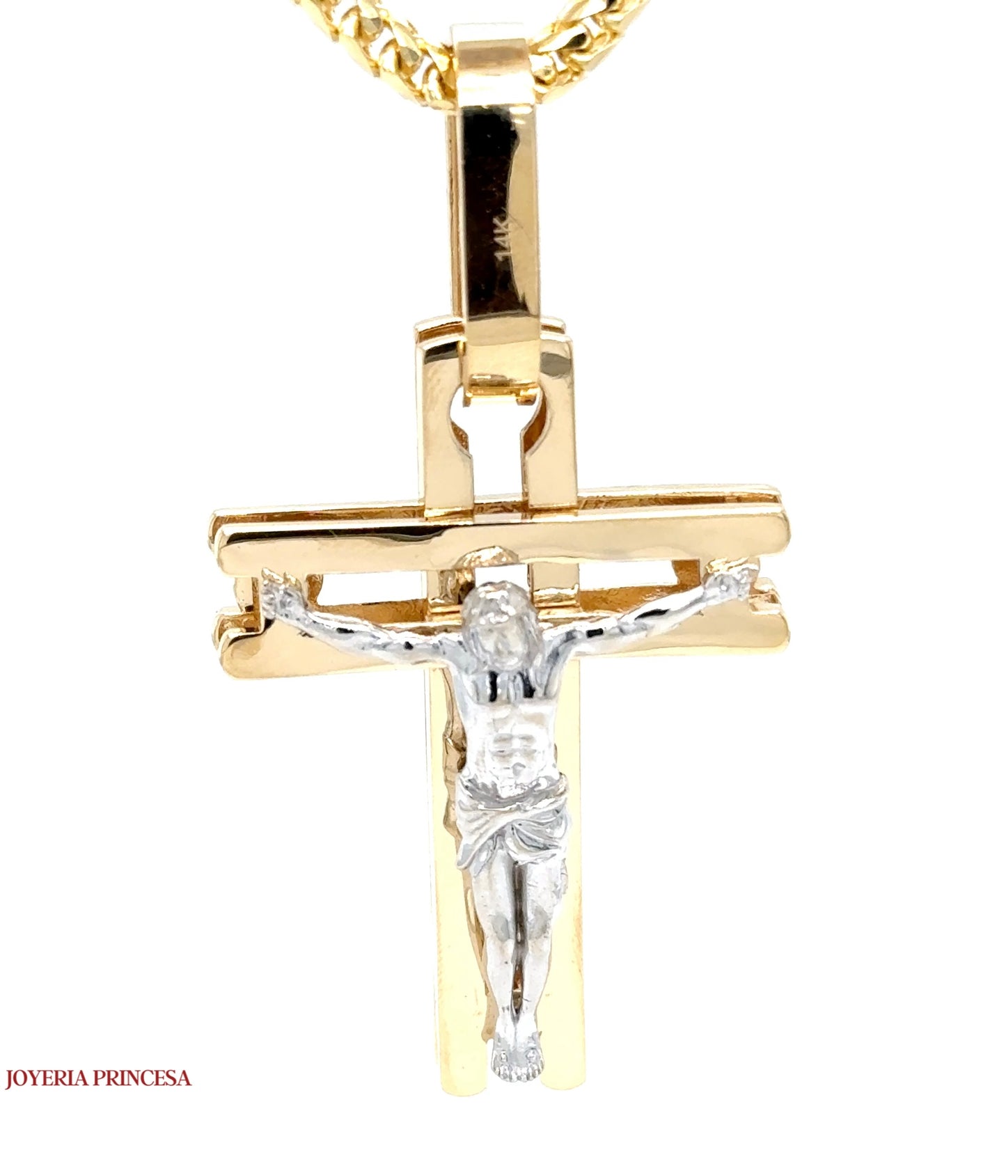 14K Jesucristo Crucifix Pendant