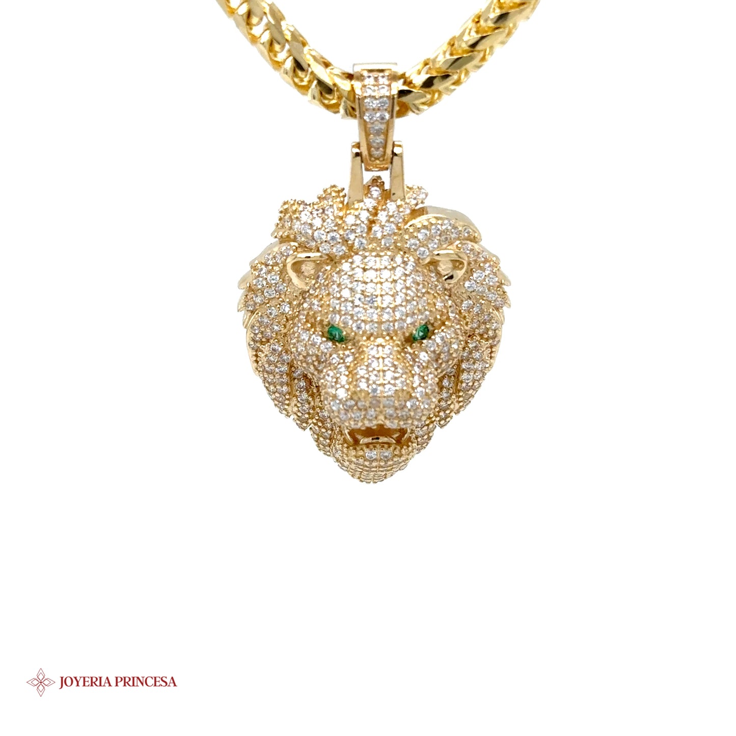 14K Vicious Lion Pendant