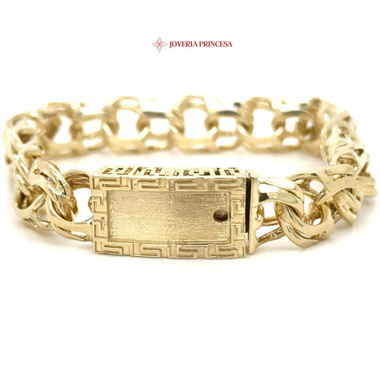 Customizable 14K Chino Link Bracelet