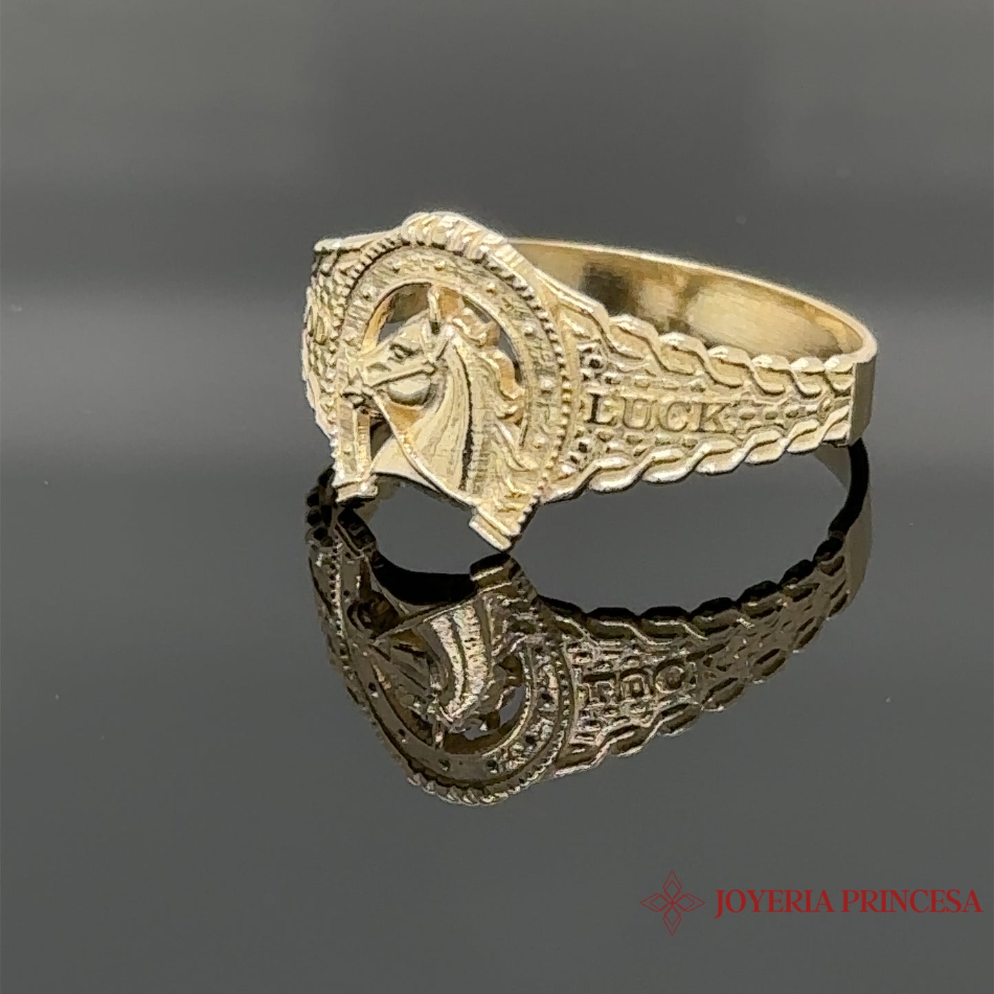 14K Horseshoe Ring