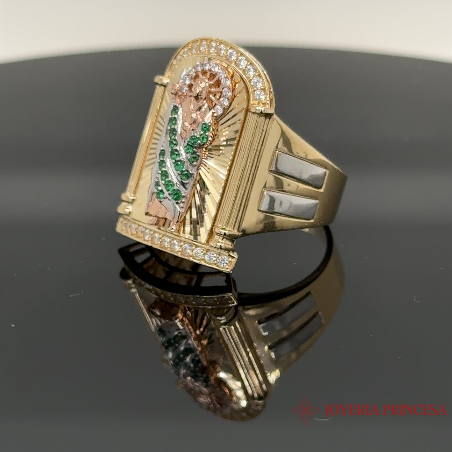 14K San Judas Gold Ring