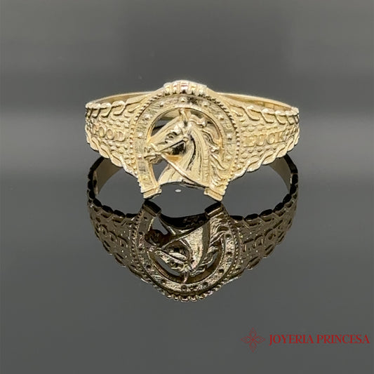 14K Horseshoe Ring