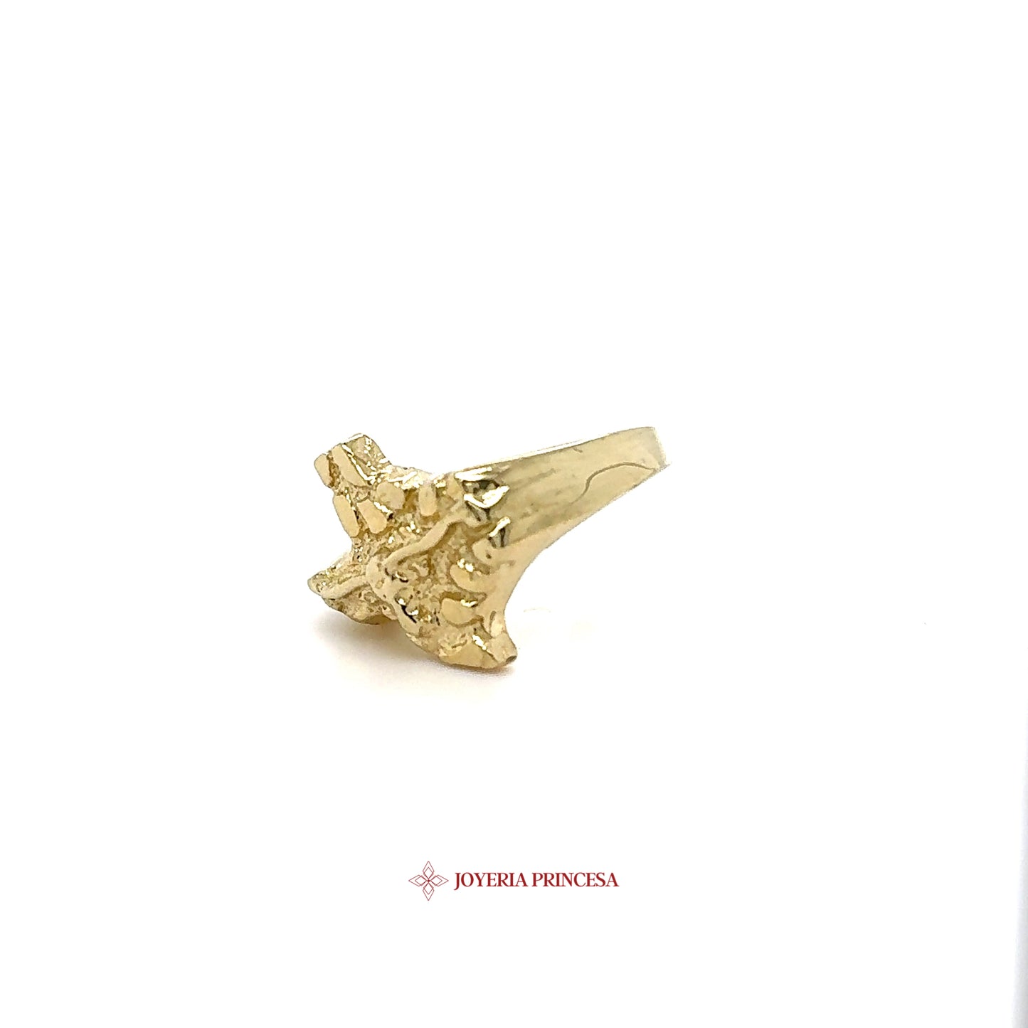 14K Texas Longhorn Nugget Ring