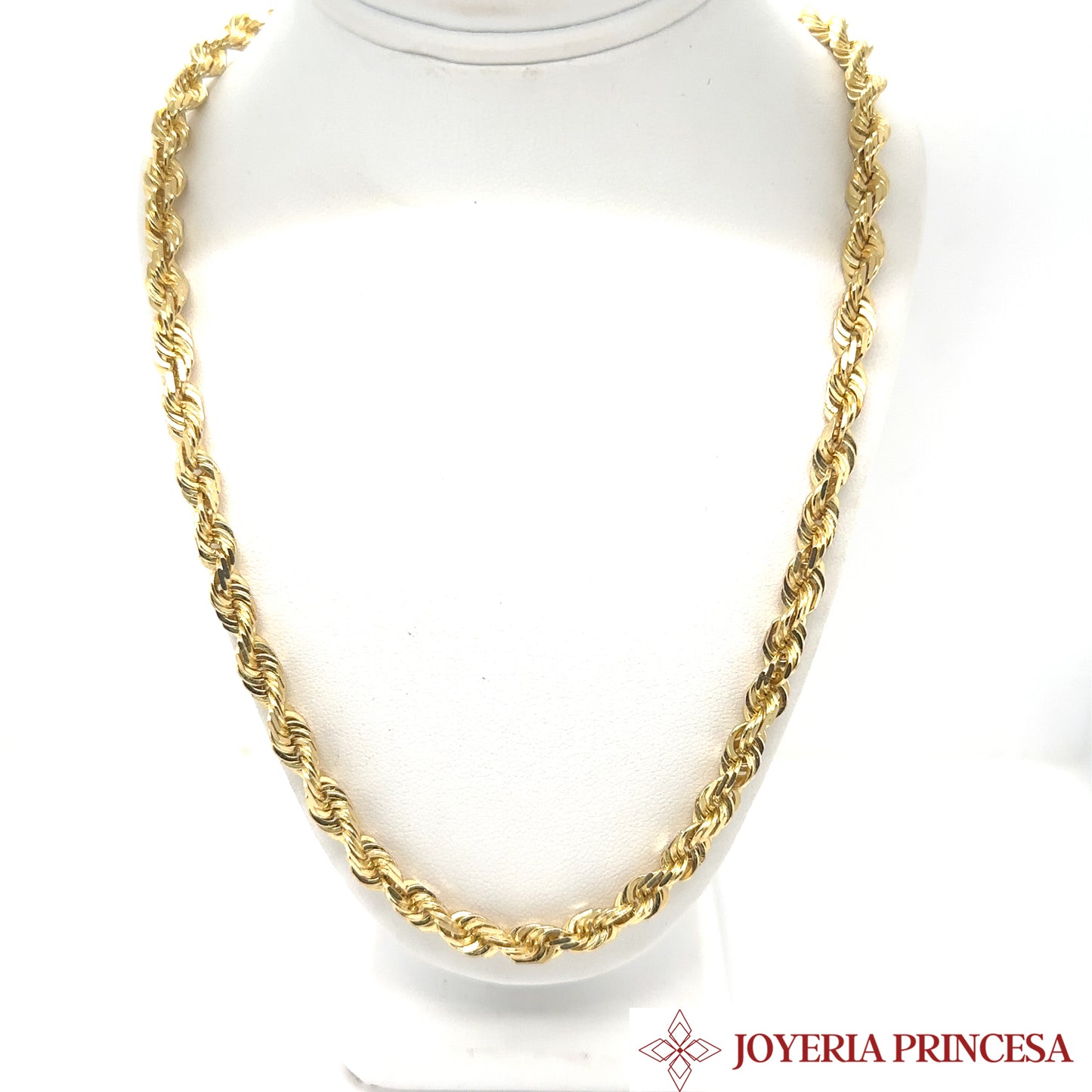 14K Solid Rope Gold Chain