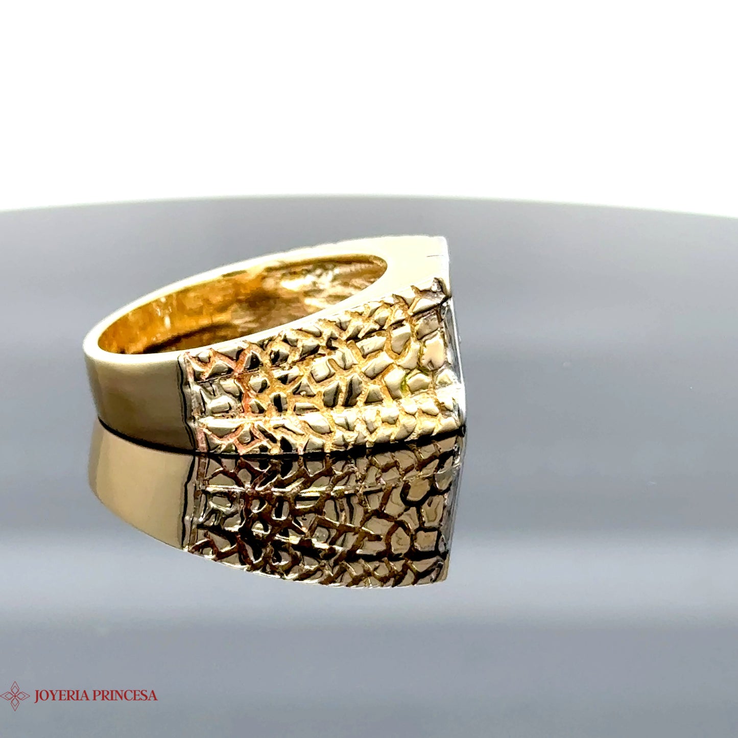 14K Gold Customizable Nugget Ring