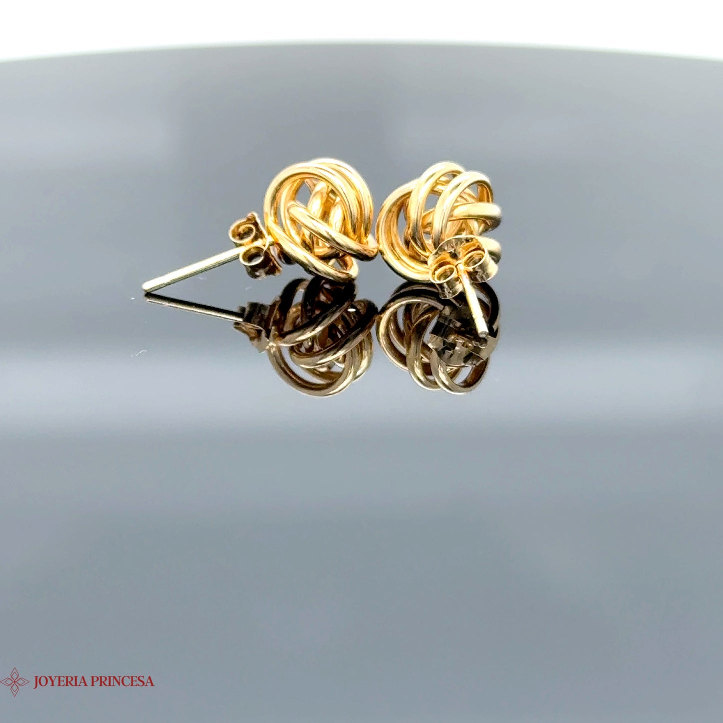 14K Gold Knot Earrings