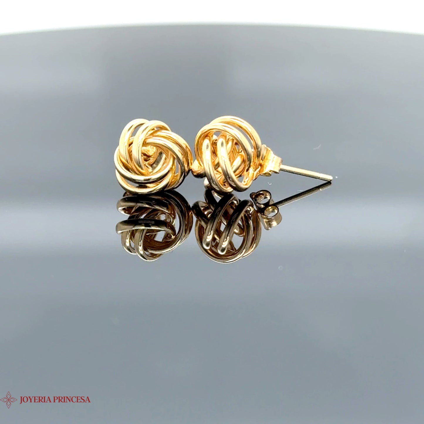 14K Gold Knot Earrings