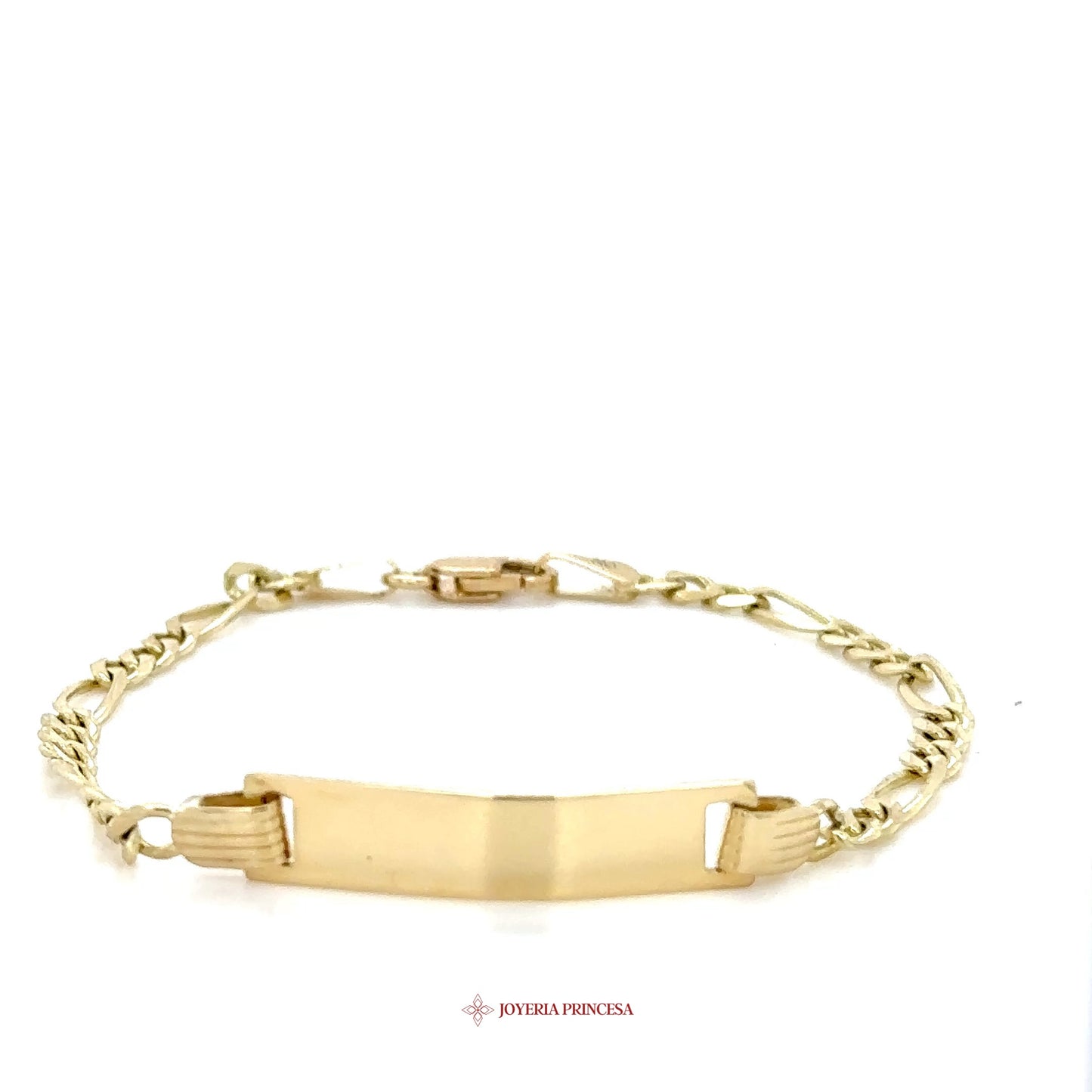 10K Gold Kids Bracelet with Engravable Bar (PA-0070)