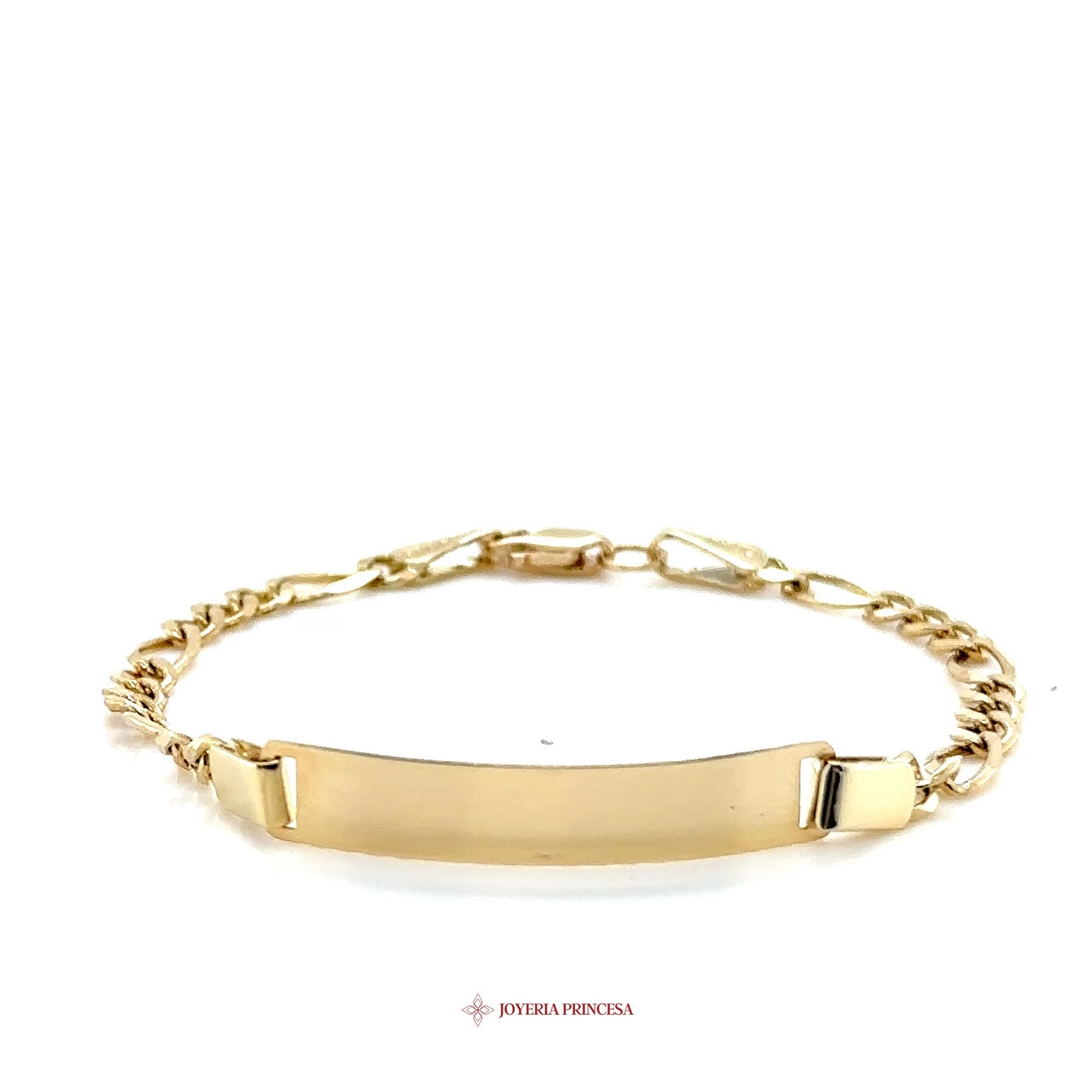 10K Gold Kids Bracelet with Engravable Bar (PA-0075)