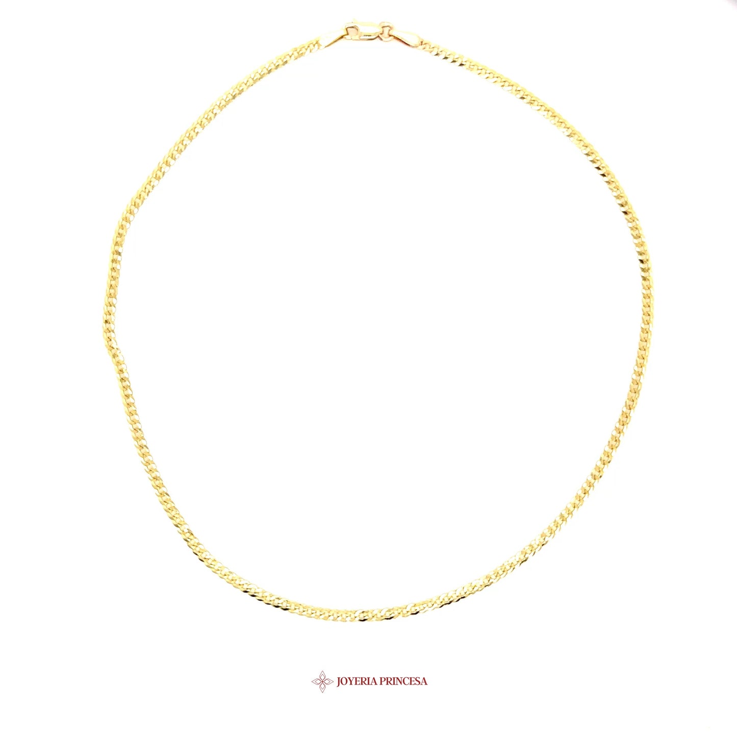 14K Gold Classic Cable Anklet