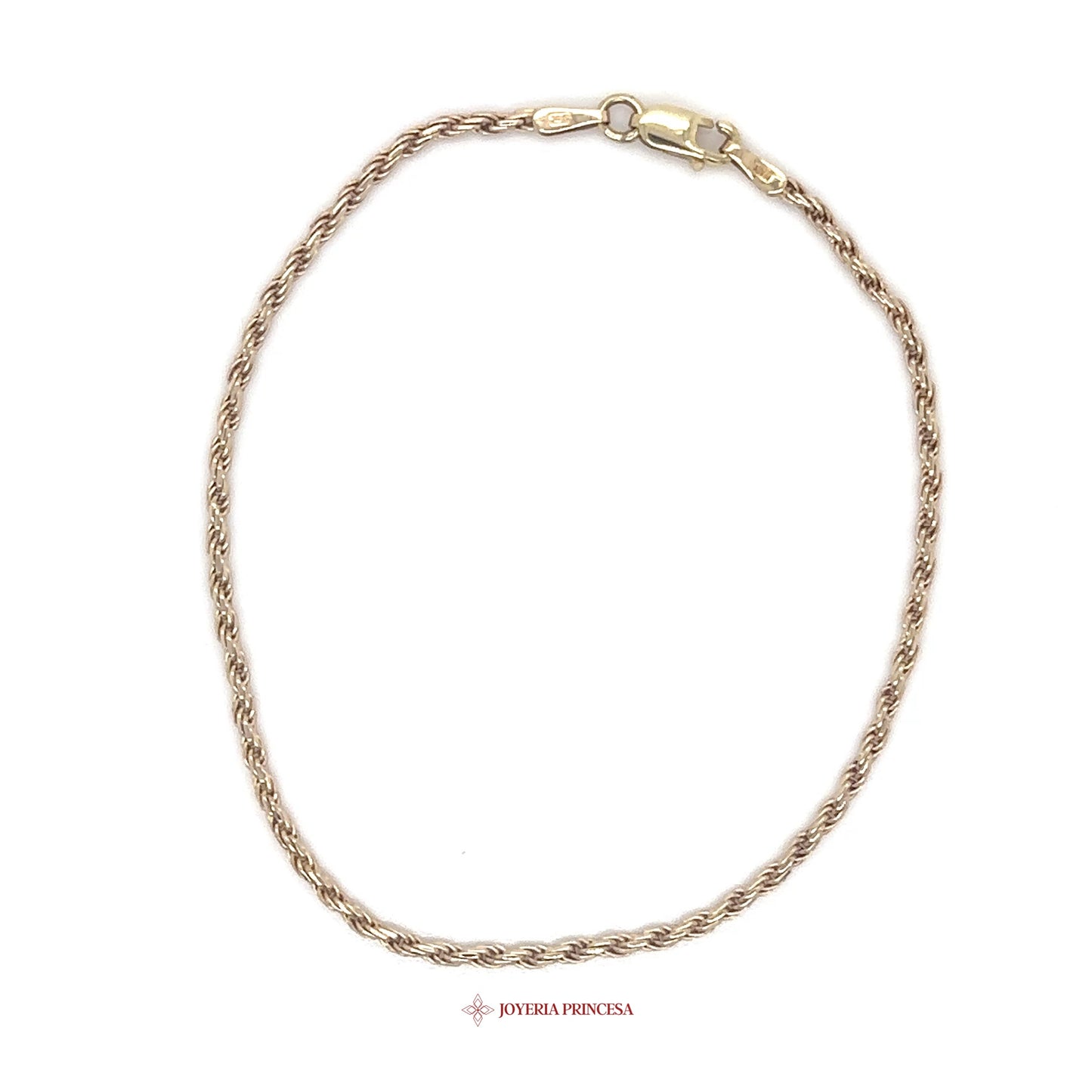14K Twisted Rope Bracelet