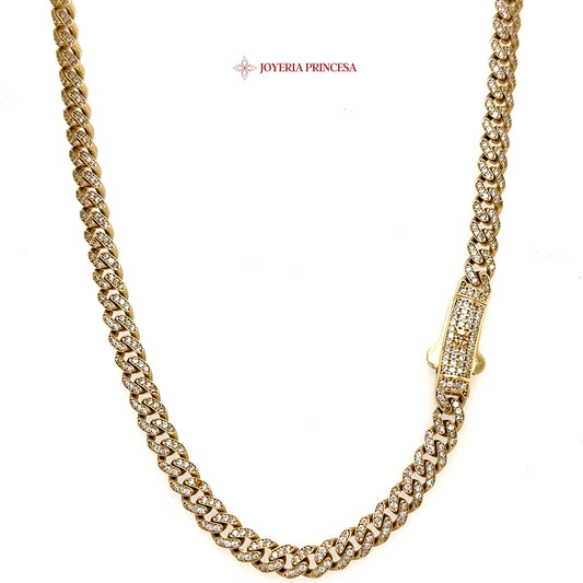 14K 16in 5.5mm Cuban Link Necklace