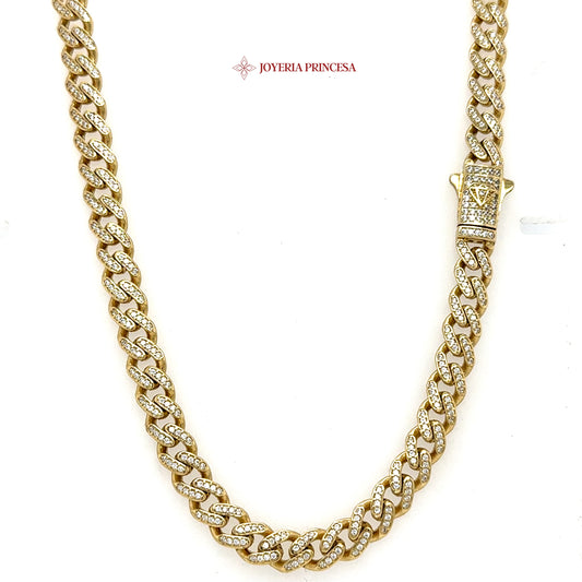 14K 18in 6.8mm Cuban Link Necklace