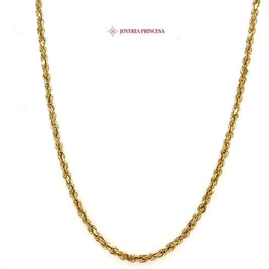 14K 20in 3mm Rope