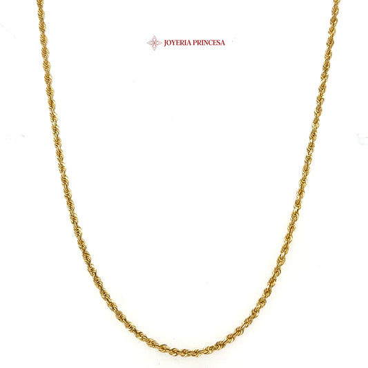 14K 18in 2mm Rope