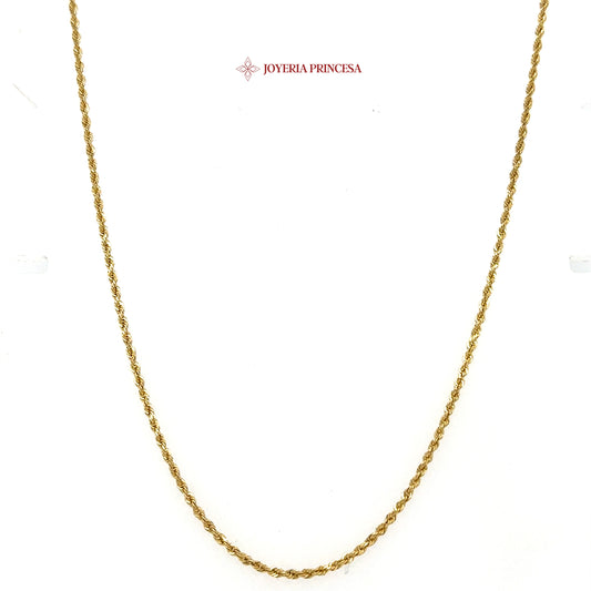 14K 18in 1.6mm Rope