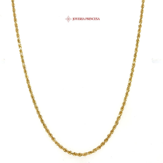 14K 16in 2.2mm Rope