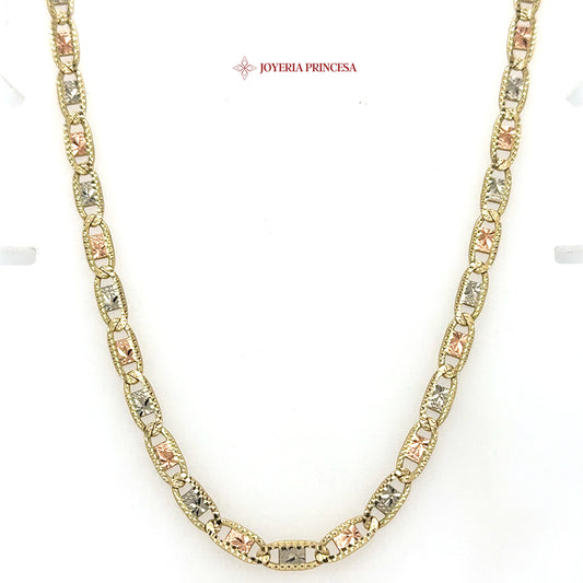 14K 22in 4.8mm Valentino Mariner Chain