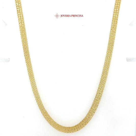 14K 24in 4.6mm Bismark Chain