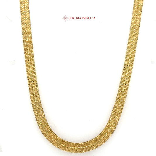 14K 22in 6.2mm Bismark Chain