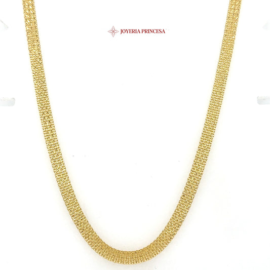 14K 22in 4.6mm Bismark Chain