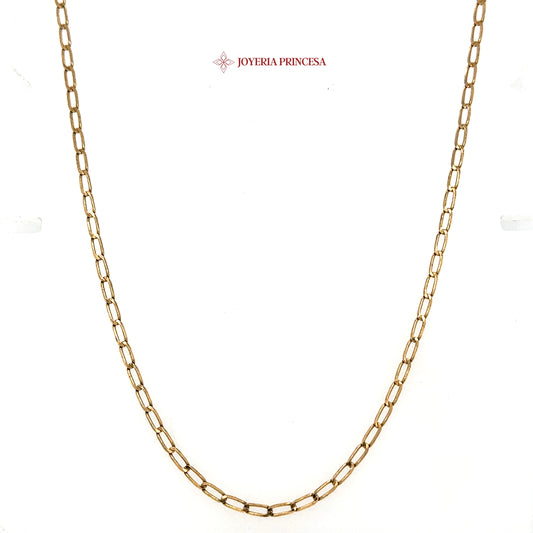 14K 22in 2.2mm Paperclip