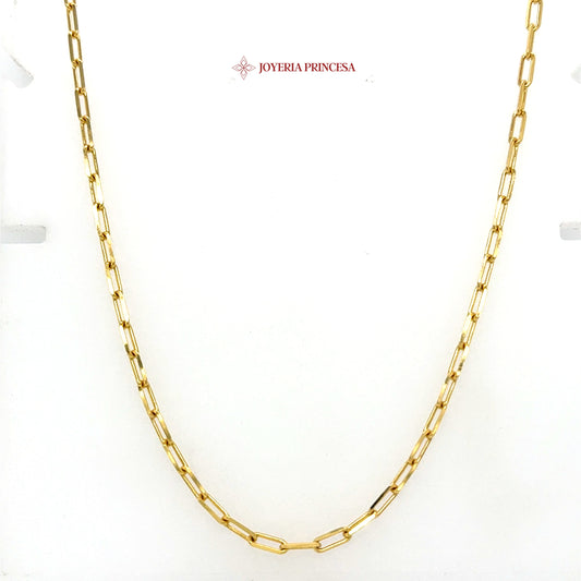 14K 22in 2.6mm Paperclip 1