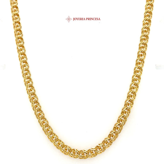 14K 22in 5.1mm Chino Link Chain