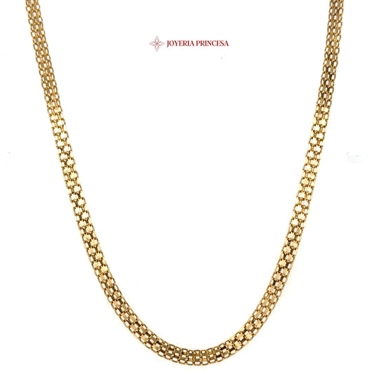 14K 16in 3.9mm Bismark Gold Chain