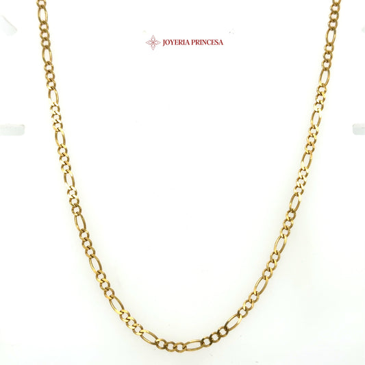 14K 22in 2.7mm Figaro Chain