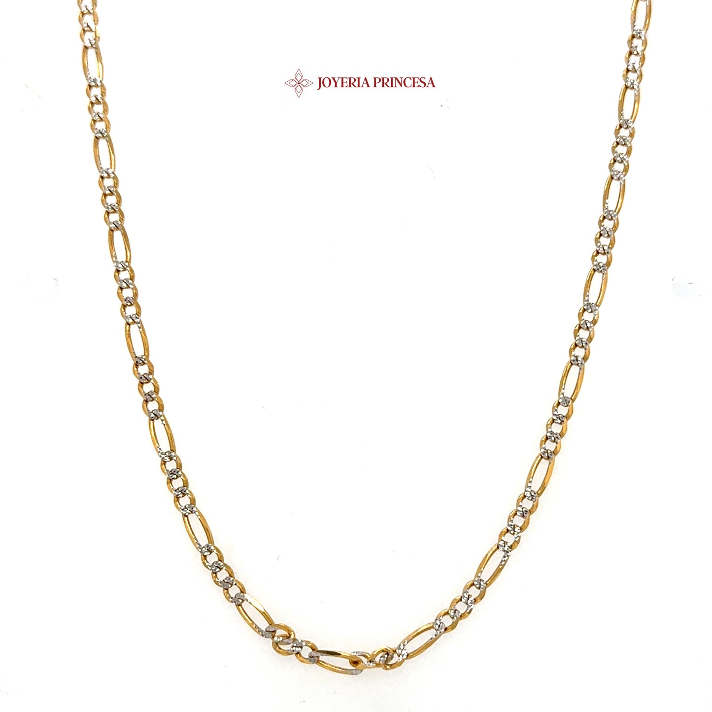14K 3mm 18 inch Gold Figaro Chain