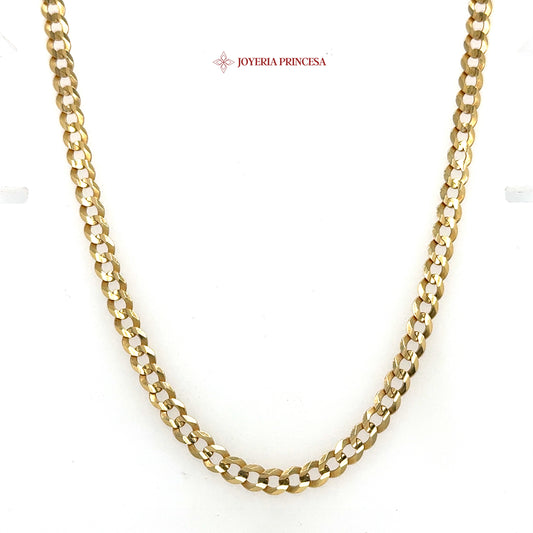 14K Gold 4.7mm 22-Inch Curb Link Chain