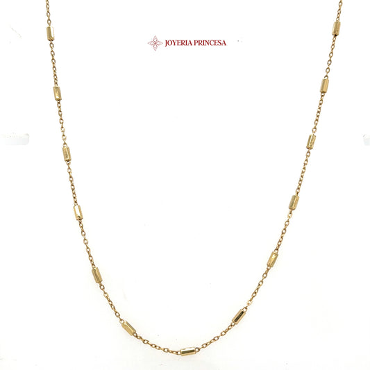 14K 18in Elegant Cable Necklace