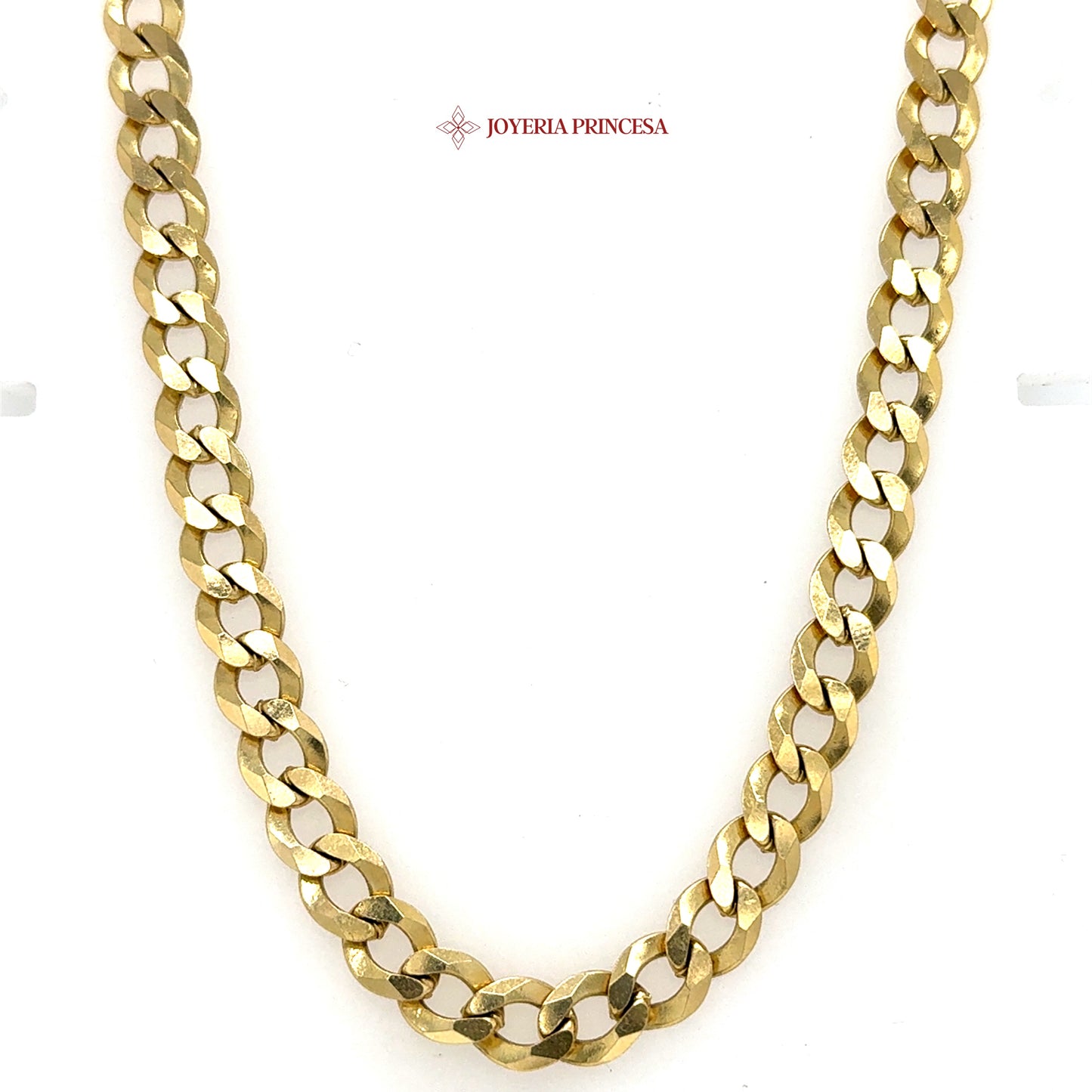 10K 26in 7.8mm Elegant gold Cuban link design