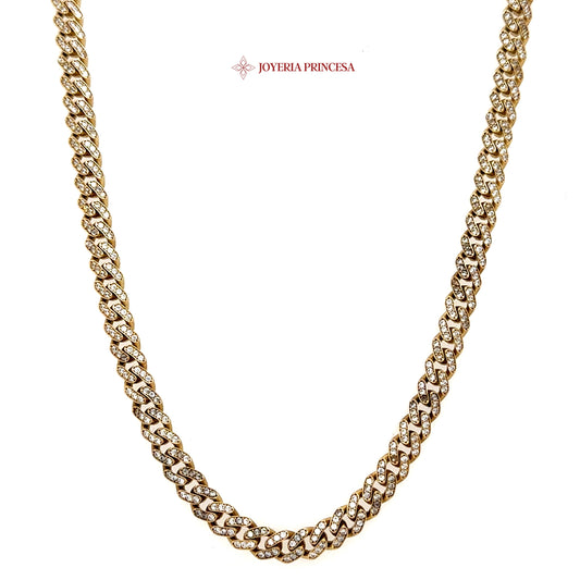 10K 16in 5.4mm Elegant Monaco Cuban Chain