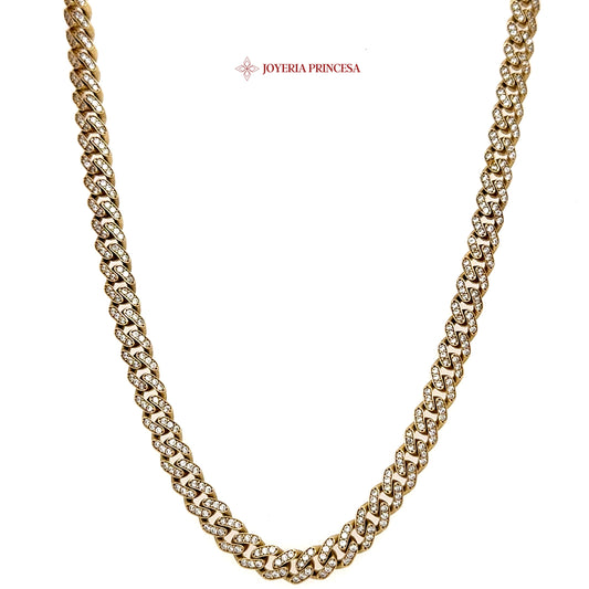 10K 16in 5.4mm Monaco Cuban Chain
