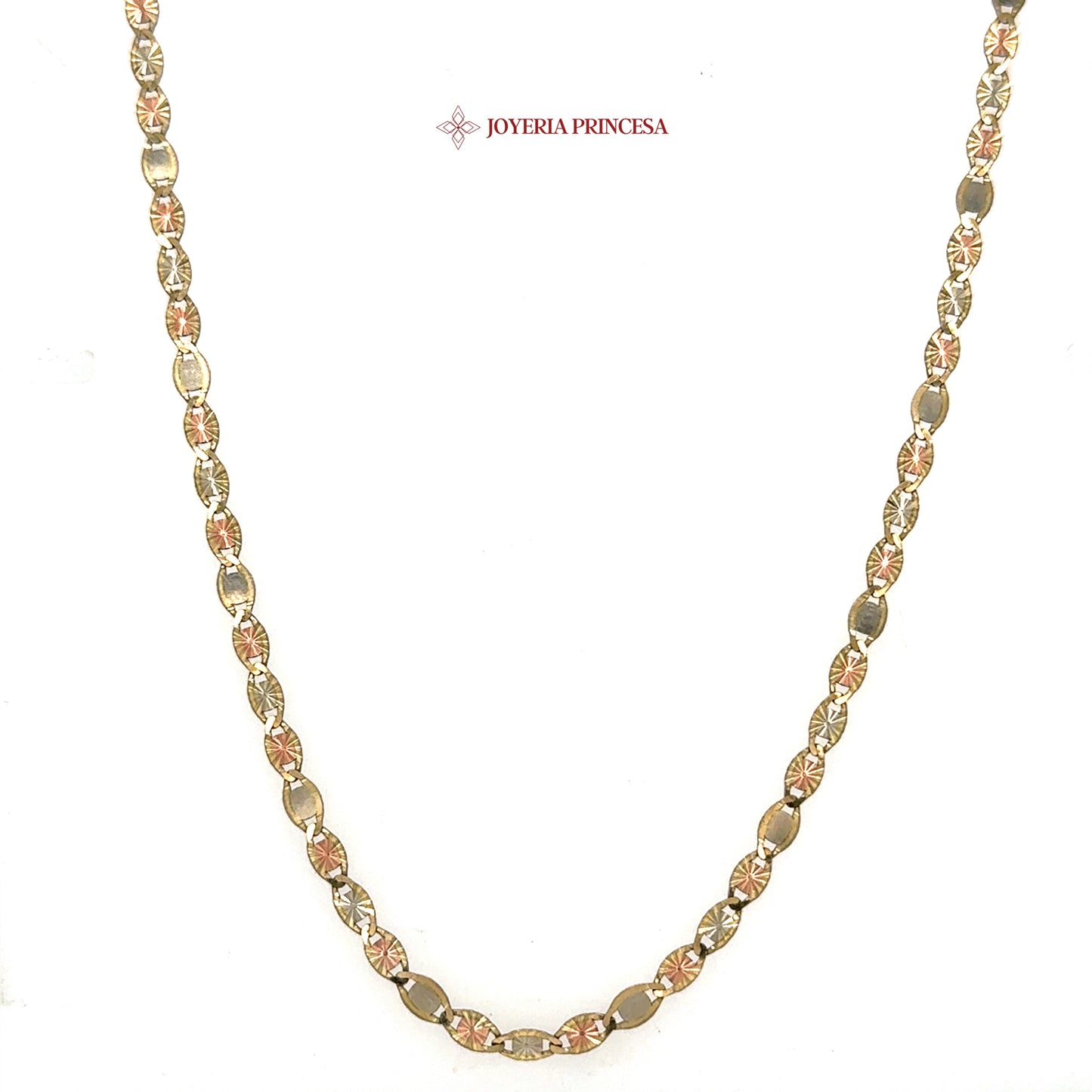 10K 20in 3.2mm Elegant Valentino Star Necklace