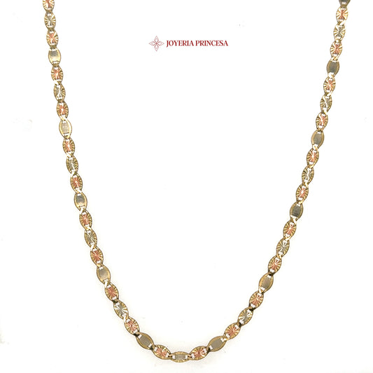 10K 20in 3.2mm Elegant Valentino Star Necklace