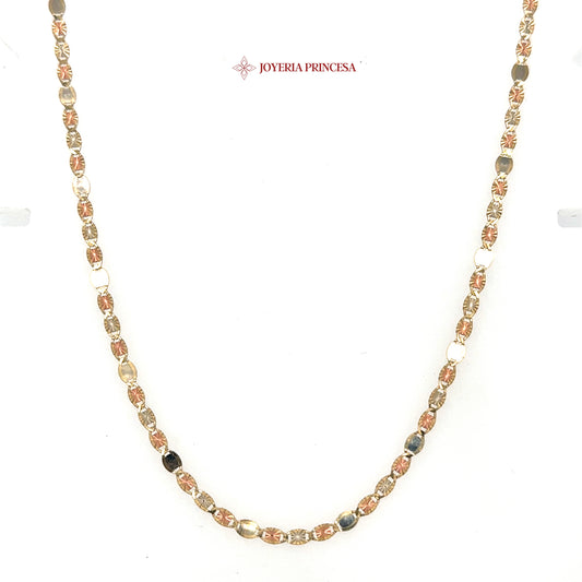 10K 18in 2.9mm Elegant Star Valentino Necklace