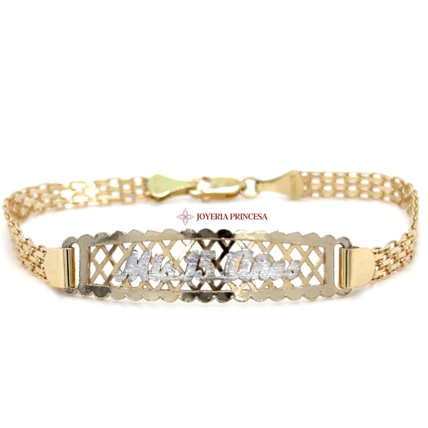 14K Quinceanera Bracelet