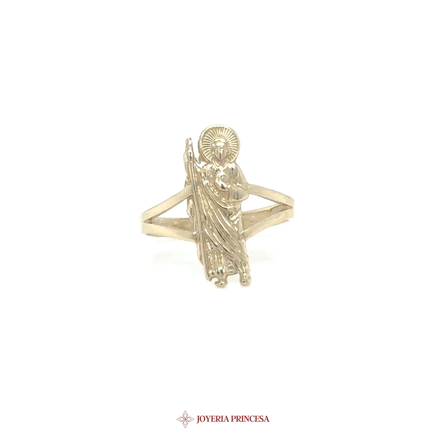 14K Gold Angel Motif Ring