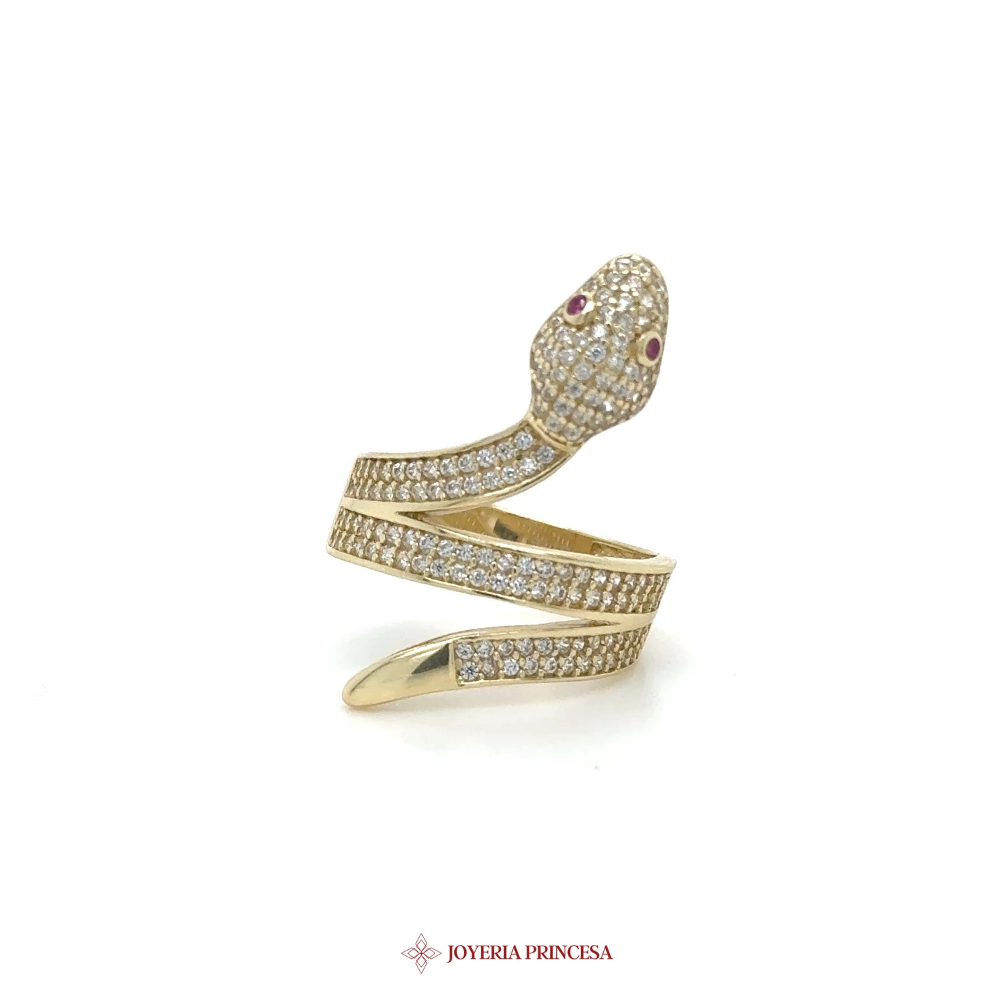 14K Gold Snake Wrap Ring