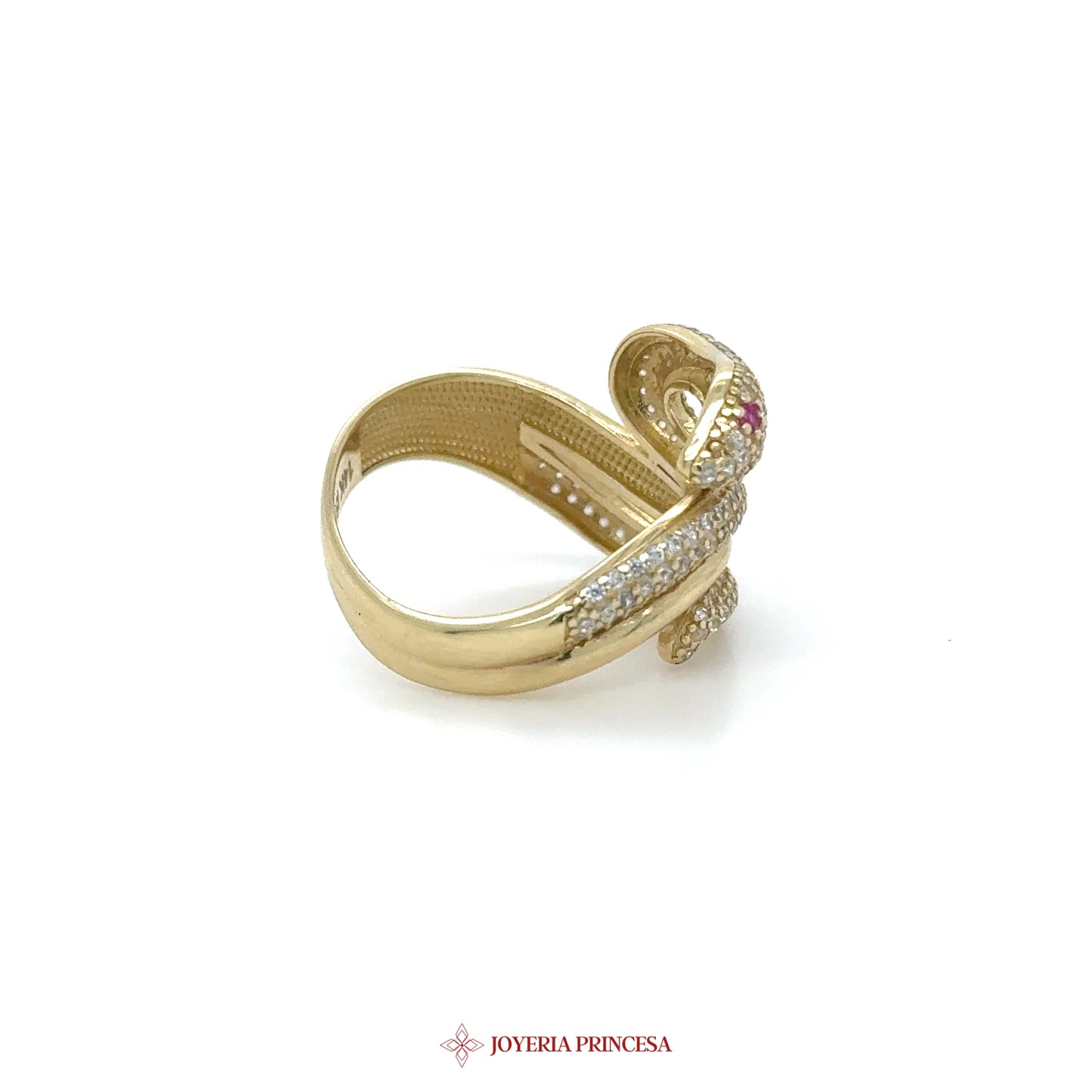 14K Gold Dangle Hoop Earrings with Leaf Motif