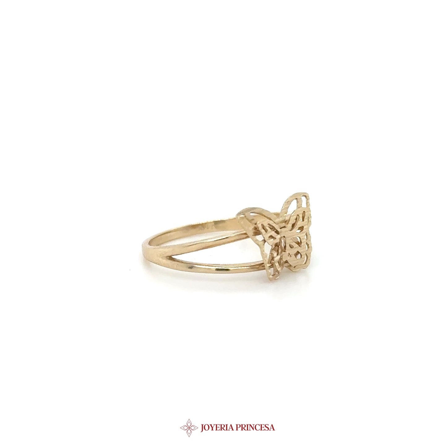 14K Butterfly Motif Ring