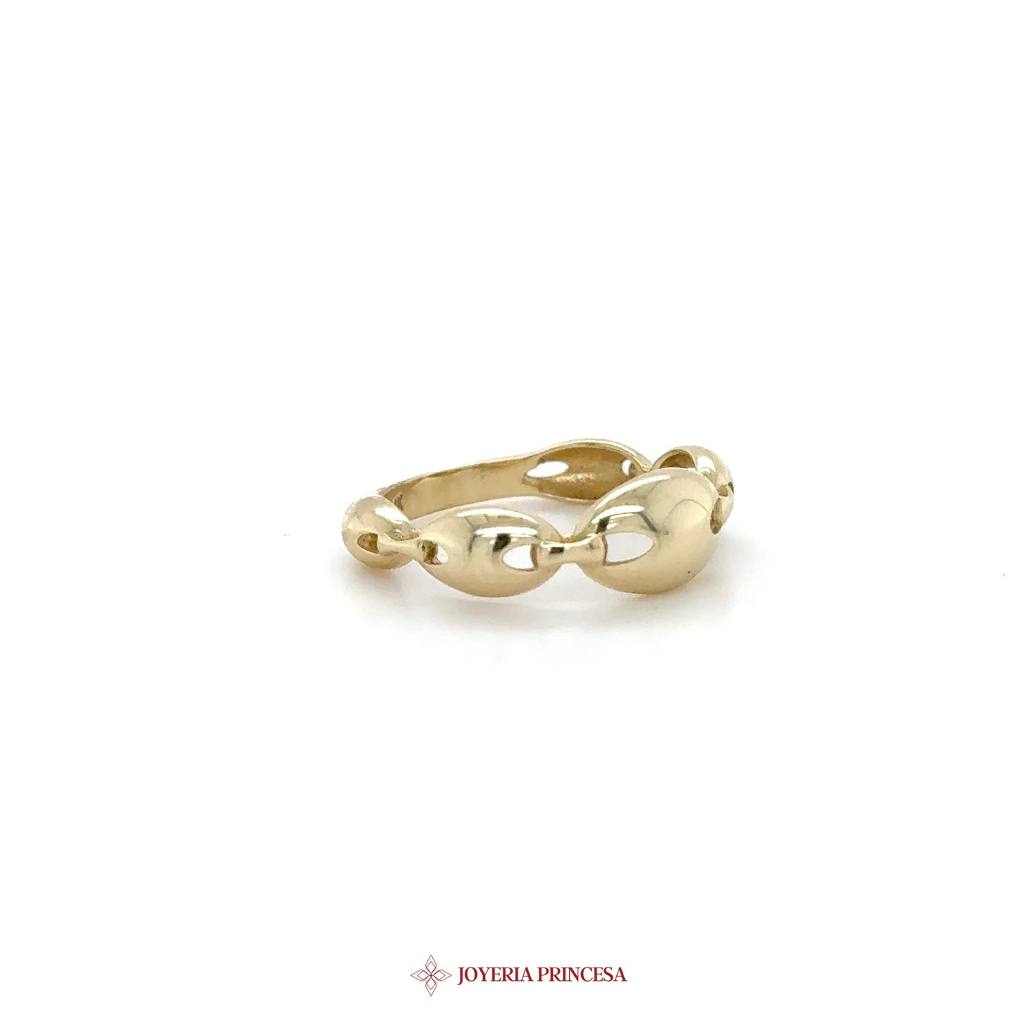 14K Yellow Gold Link Ring