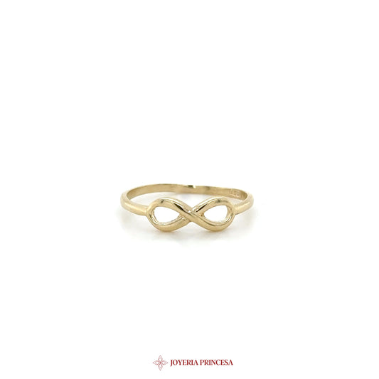 14K Gold Infinity Symbol Ring