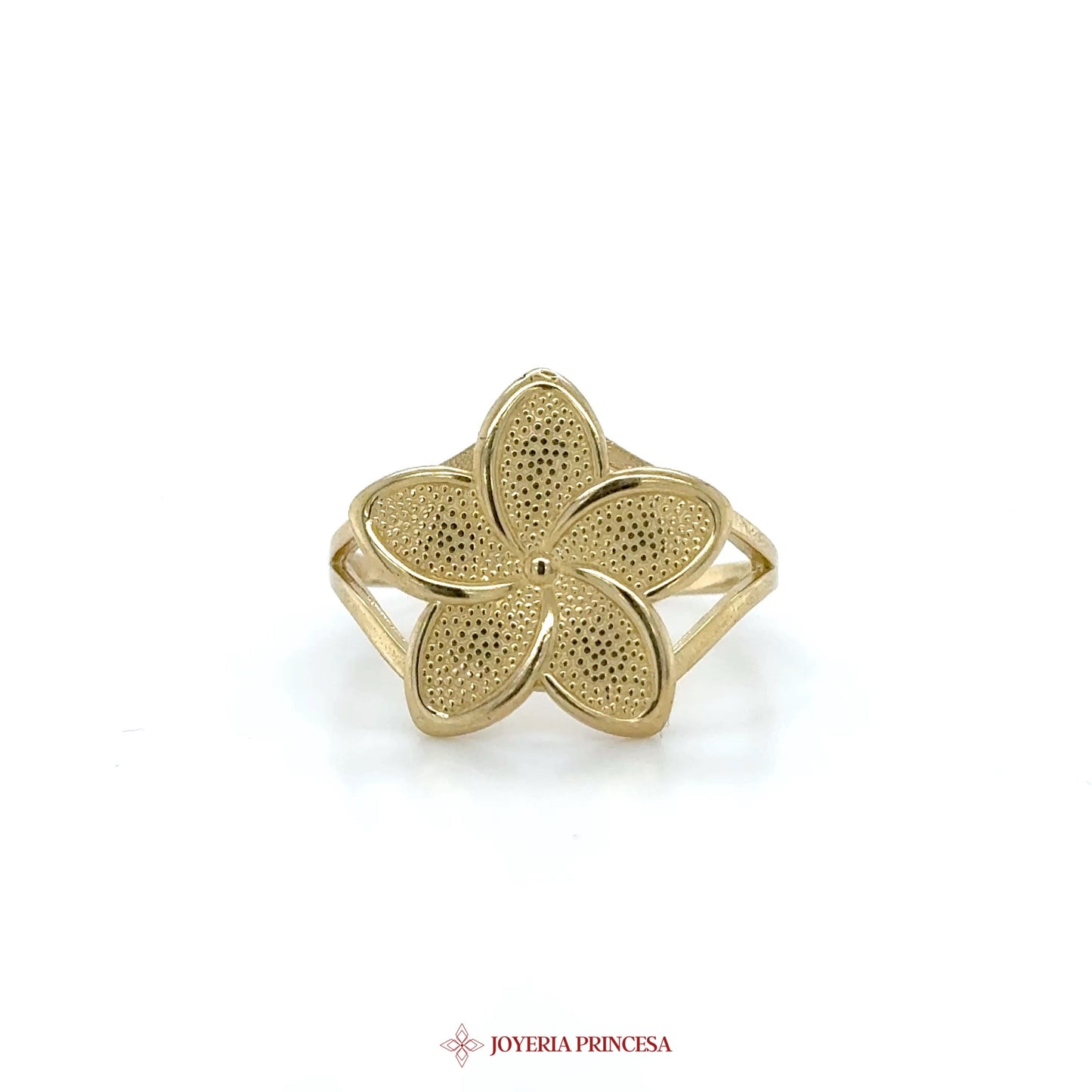 10K Gold Floral Motif Ring