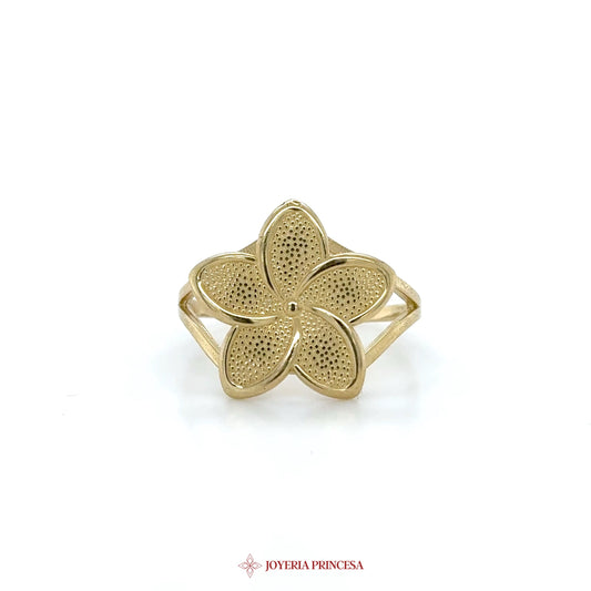 10K Gold Floral Motif Ring