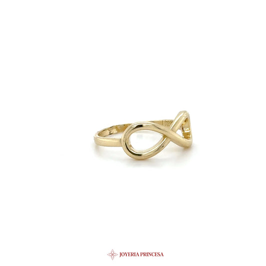 14K Gold Infinity Symbol Ring (UN-1434)